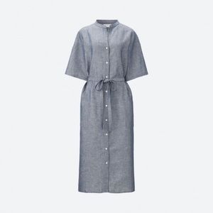 Cotton/linen shirt dress from Uniqlo